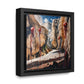 I Hadn't Seen That Before – Cosmic Canyon Modern Wall Art Print on Framed Gallery Wrap Canvas