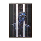 Peek-a-Bluesy – Futuristic Modern Art Printed on Framed Gallery Wrap Canvas