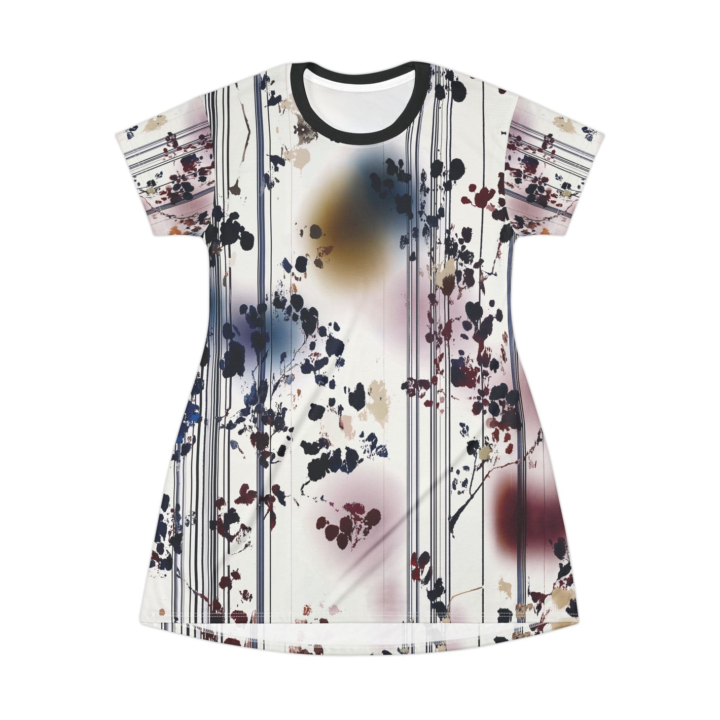 Floral Ink - T-Shirt Dress