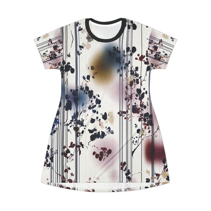 Floral Ink - T-Shirt Dress