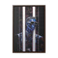 Peek-a-Bluesy – Futuristic Modern Art Printed on Framed Gallery Wrap Canvas