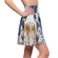 Floral Ink - Women's Skater Skirt