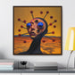 Bluegy One – Futuristic Sci-Fi Wall Art Print on Framed Gallery Wrap Canvas