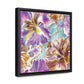 Abstract Irisies – Framed Gallery Wrap Canvas