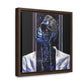 Chained Bluesy - Original Abstract Wall Art on Framed Gallery Wrap Canvas