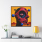 One Eye Forward – Modern Abstract Sci-Fi Wall Art Print on Framed Gallery Wrap Canvas