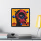 One Eye Forward – Modern Abstract Sci-Fi Wall Art Print on Framed Gallery Wrap Canvas