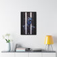 Peek-a-Bluesy – Futuristic Modern Art Printed on Framed Gallery Wrap Canvas