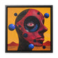 One Eye Forward – Modern Abstract Sci-Fi Wall Art Print on Framed Gallery Wrap Canvas