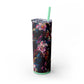 Greetings - Skinny Tumbler with Straw, 20oz