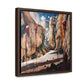 I Hadn't Seen That Before – Cosmic Canyon Modern Wall Art Print on Framed Gallery Wrap Canvas