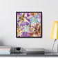 Abstract Irisies – Framed Gallery Wrap Canvas