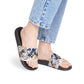 Floral Ink -Women's Removable-Strap Sandals