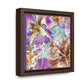 Abstract Irisies – Framed Gallery Wrap Canvas