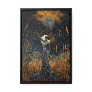 Nyla – Ethereal Modern Wall Art Printed on a Framed Gallery Wrap Canvas