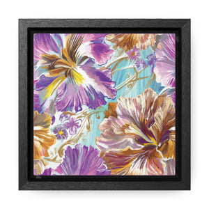 Abstract Irisies – Framed Gallery Wrap Canvas