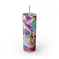 Abstract Irisies - 20oz Tumbler with Straw