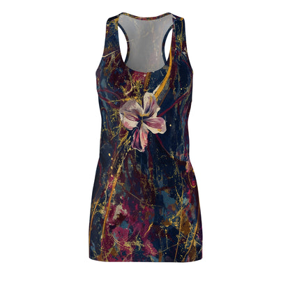 Floral Fusion Surrender - Women's Cut & Sew Racerback Dress