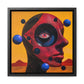 One Eye Forward – Modern Abstract Sci-Fi Wall Art Print on Framed Gallery Wrap Canvas