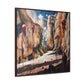 I Hadn't Seen That Before – Cosmic Canyon Modern Wall Art Print on Framed Gallery Wrap Canvas