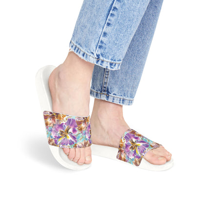 Abstract Irisies - Women's Strap Sandals