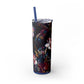 Greetings - Skinny Tumbler with Straw, 20oz