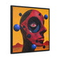 One Eye Forward – Modern Abstract Sci-Fi Wall Art Print on Framed Gallery Wrap Canvas