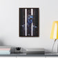 Peek-a-Bluesy – Futuristic Modern Art Printed on Framed Gallery Wrap Canvas