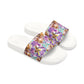 Abstract Irisies - Women's Strap Sandals