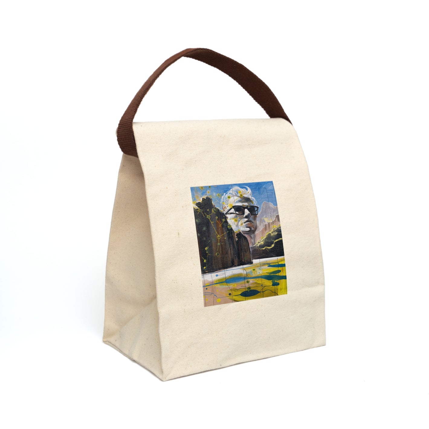 Lit Dreams - Canvas Lunch Bag With Strap