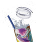 Abstract Irisies - 20oz Tumbler with Straw