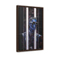 Peek-a-Bluesy – Futuristic Modern Art Printed on Framed Gallery Wrap Canvas