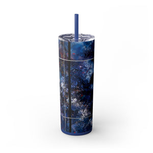 Silent Echo - Skinny Tumbler with Straw, 20oz