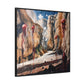 I Hadn't Seen That Before – Cosmic Canyon Modern Wall Art Print on Framed Gallery Wrap Canvas