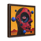 One Eye Forward – Modern Abstract Sci-Fi Wall Art Print on Framed Gallery Wrap Canvas