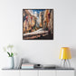 I Hadn't Seen That Before – Cosmic Canyon Modern Wall Art Print on Framed Gallery Wrap Canvas