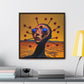 Bluegy One – Futuristic Sci-Fi Wall Art Print on Framed Gallery Wrap Canvas