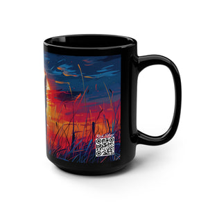 Luna - 15oz Black Mug