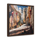 I Hadn't Seen That Before – Cosmic Canyon Modern Wall Art Print on Framed Gallery Wrap Canvas