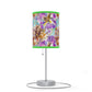 Abstract Irisies - Lamp on a Stand