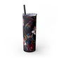 Greetings - Skinny Tumbler with Straw, 20oz