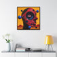 One Eye Forward – Modern Abstract Sci-Fi Wall Art Print on Framed Gallery Wrap Canvas