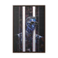 Peek-a-Bluesy – Futuristic Modern Art Printed on Framed Gallery Wrap Canvas