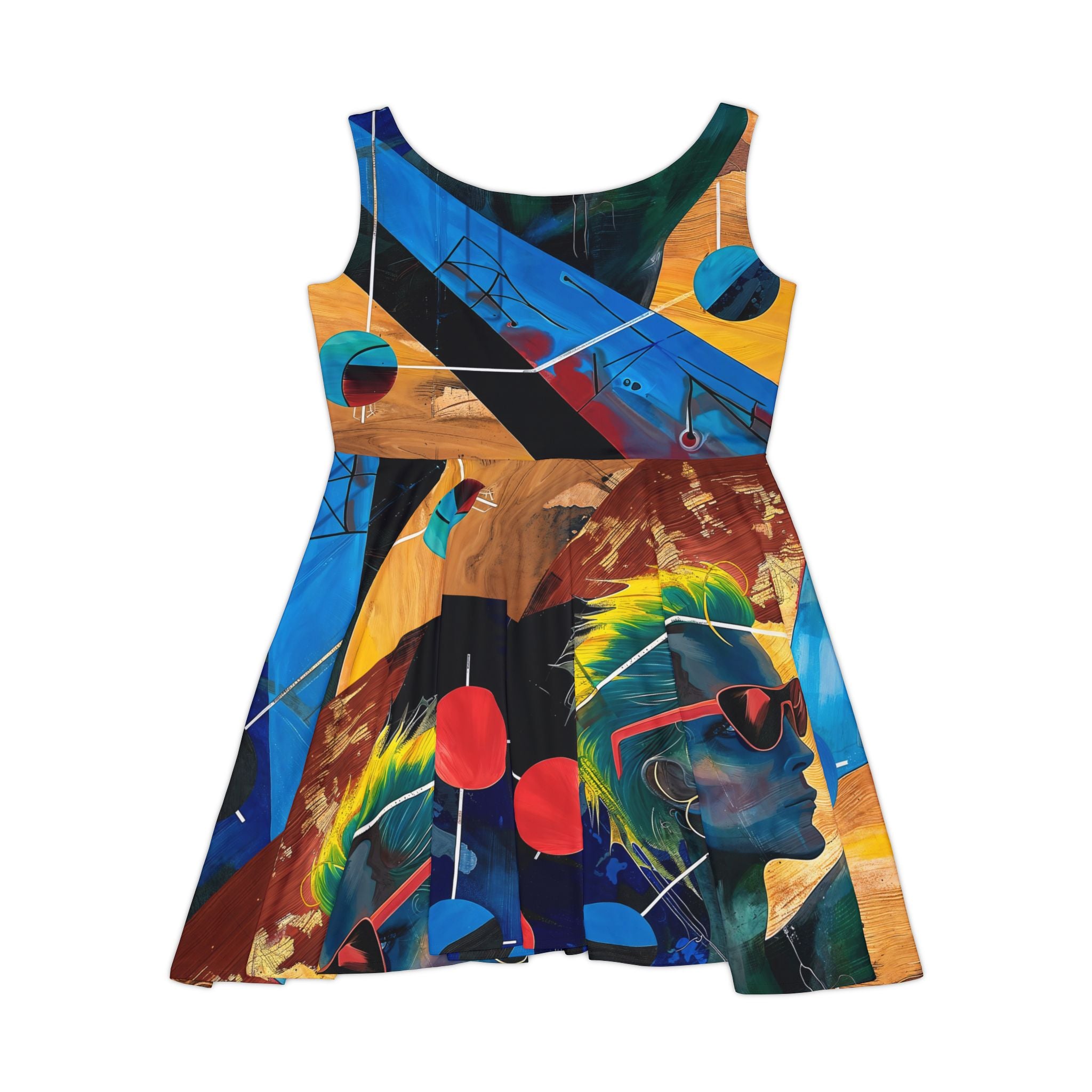 Give me Shoulder - Women's Skater Dress Give me Shoulder - Women's Skater Dress