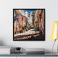 I Hadn't Seen That Before – Cosmic Canyon Modern Wall Art Print on Framed Gallery Wrap Canvas