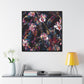 Greetings – Abstract Modern Floral Art Print on Framed Gallery Wrap Canvas