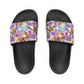 Abstract Irisies - Women's Strap Sandals