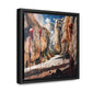 I Hadn't Seen That Before – Cosmic Canyon Modern Wall Art Print on Framed Gallery Wrap Canvas