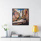 I Hadn't Seen That Before – Cosmic Canyon Modern Wall Art Print on Framed Gallery Wrap Canvas