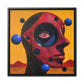 One Eye Forward – Modern Abstract Sci-Fi Wall Art Print on Framed Gallery Wrap Canvas